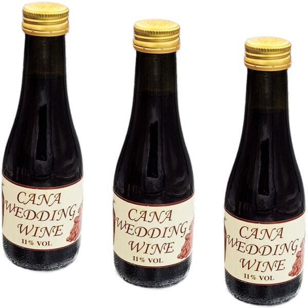3 bottles of miracle wine from Cana - Land of Jesus