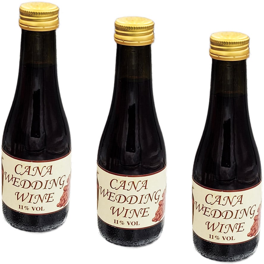 3 bottles of miracle wine from Cana – Land of Jesus