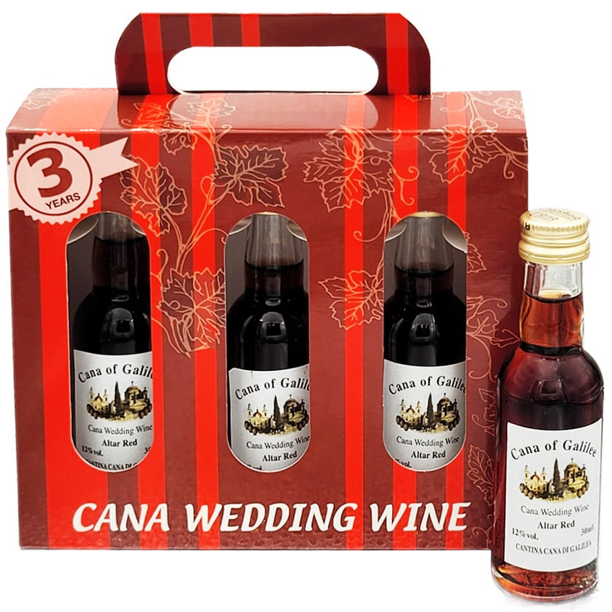 Mini bottles – Cana Wedding Wine – Jesus’ First Miracle