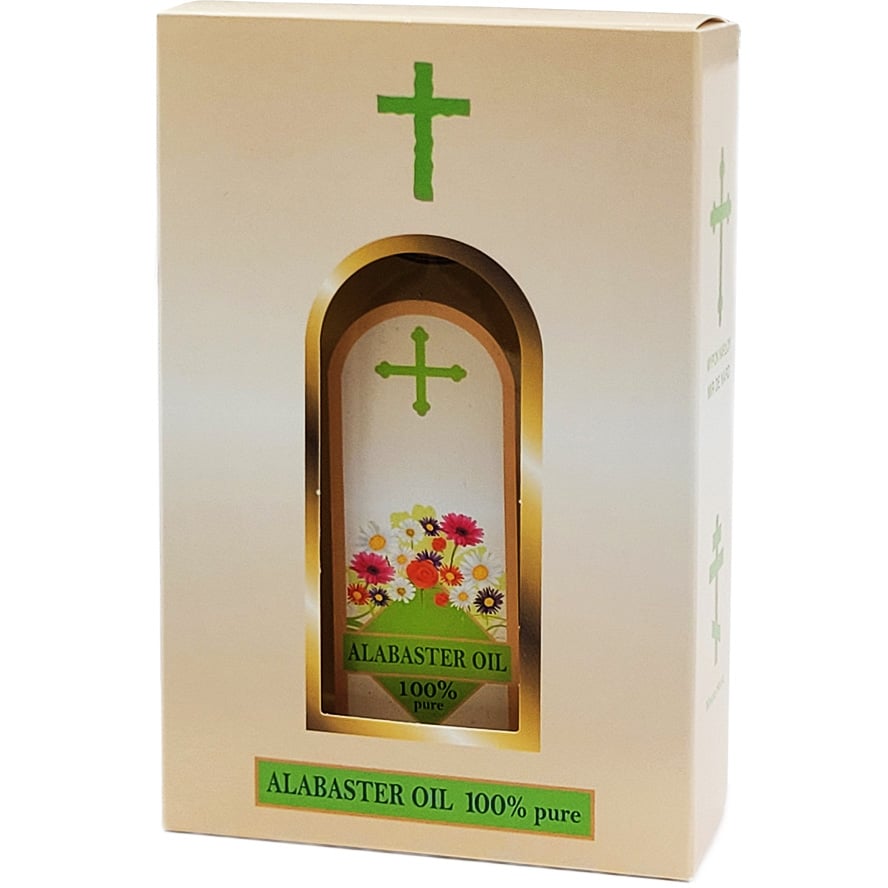 Alabaster: Anointing Oil for the Church | Made in Israel – 100ml (packing)