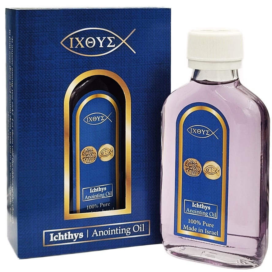 Ichthys / IΧΘΥΣ – Anointing Oil for the Church | Made in Israel – 100ml