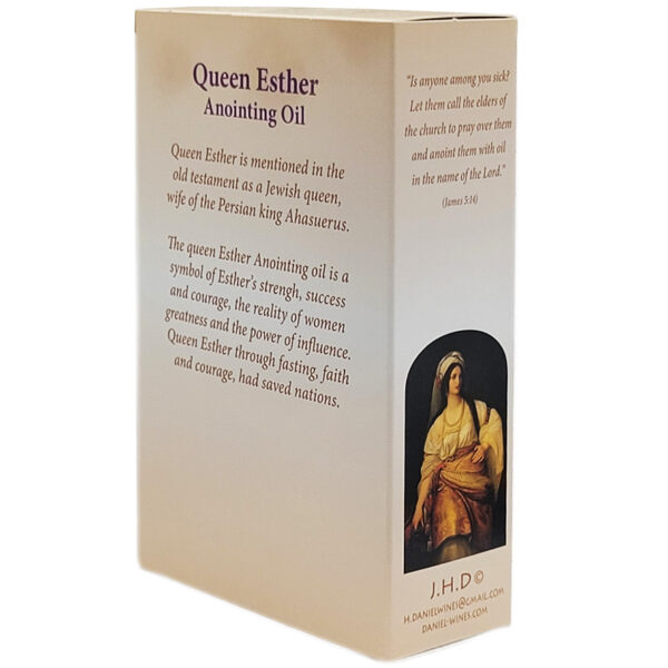 Queen Esther Anointing Oil for the Church | Made in Israel - 100ml (side package)