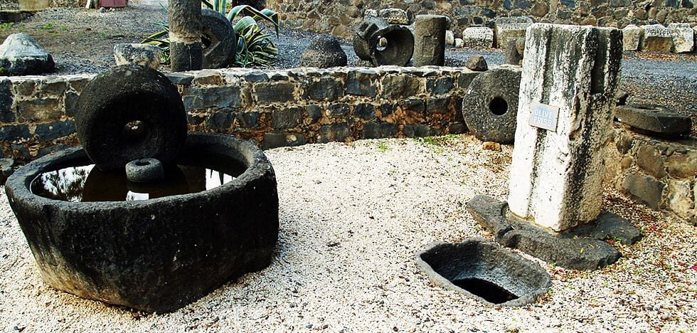 Capernaum roman olive press