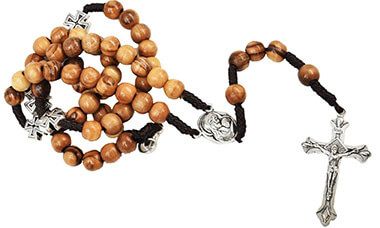 Olive Wood Rosary from Jerusalem