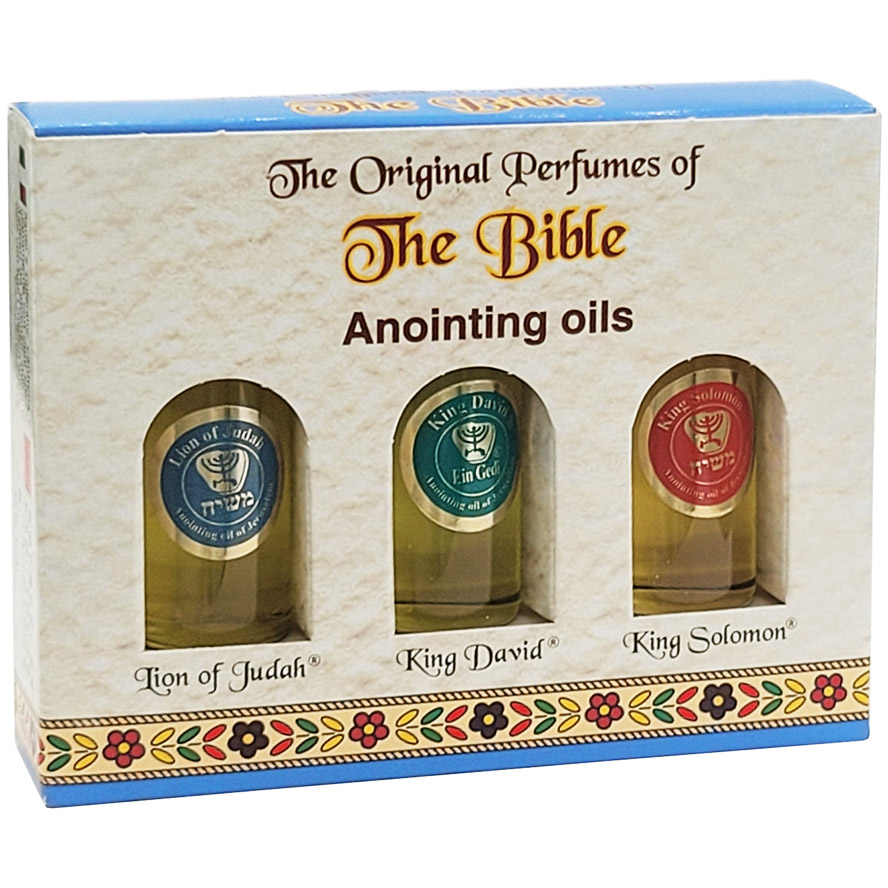 3pcs Set ‘King of Kings’ Biblical Anointing Oil – 3 x 10 ml – front package