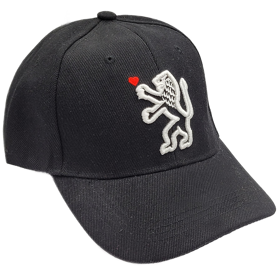 Lion of Judah ‘Jerusalem’ Emblem with ❤️ Baseball Cap in Black (right side)