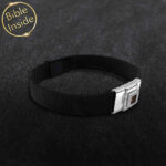 Nano 'Bible Inside' Men's Christian Bracelet: Old or New Testament