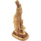 'Jesus with the Children' Biblical Olive Wood Carving -side view