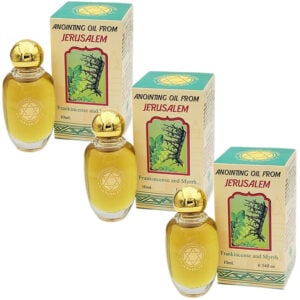 Value for Money Pack 3 x Frankincense and Myrrh Anointing Oils from Jerusalem - 10ml