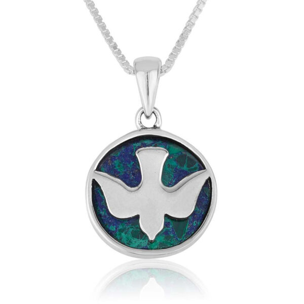 Heart Shaped Necklace with The Holy Spirit Dove Pendant – Bethlehem  Handicrafts