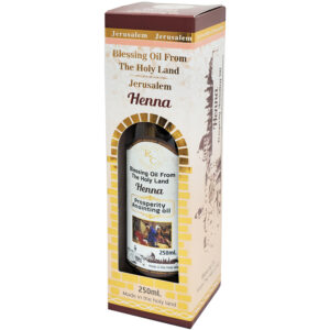 Holy Land Crafted 250ml Henna Anointing Oil for Prosperity
