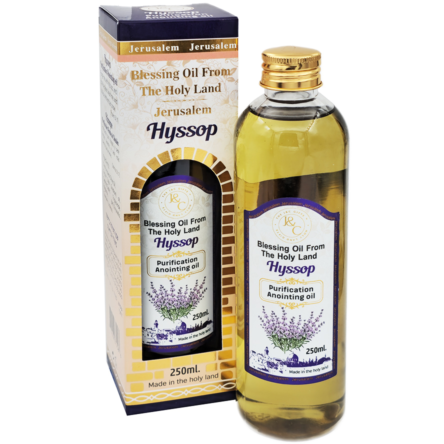250ml Hyssop Anointing Oil – Ministry Blessing Oil from the Holy Land