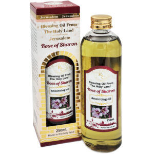 250ml Rose of Sharon Anointing Oil - Ministry Blessing Oil from the Holy Land