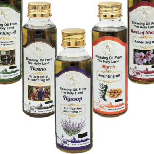 Anointing Oils - Full Set of 9 x 100ml - The Jerusalem Collection