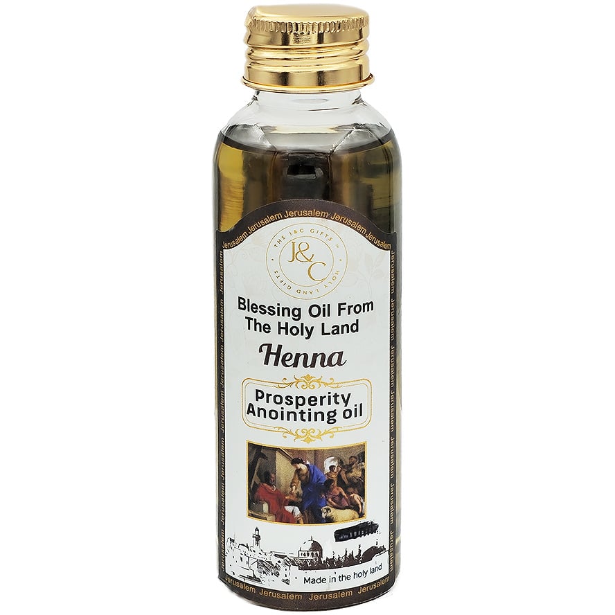 100ml / 3.38 FL. Oz Henna Anointing Oil – Prayer Oil from Israel