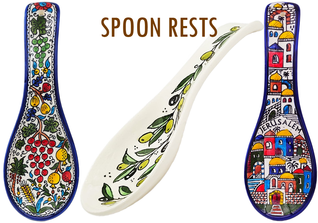 Armenian Ceramic Spoon Rests