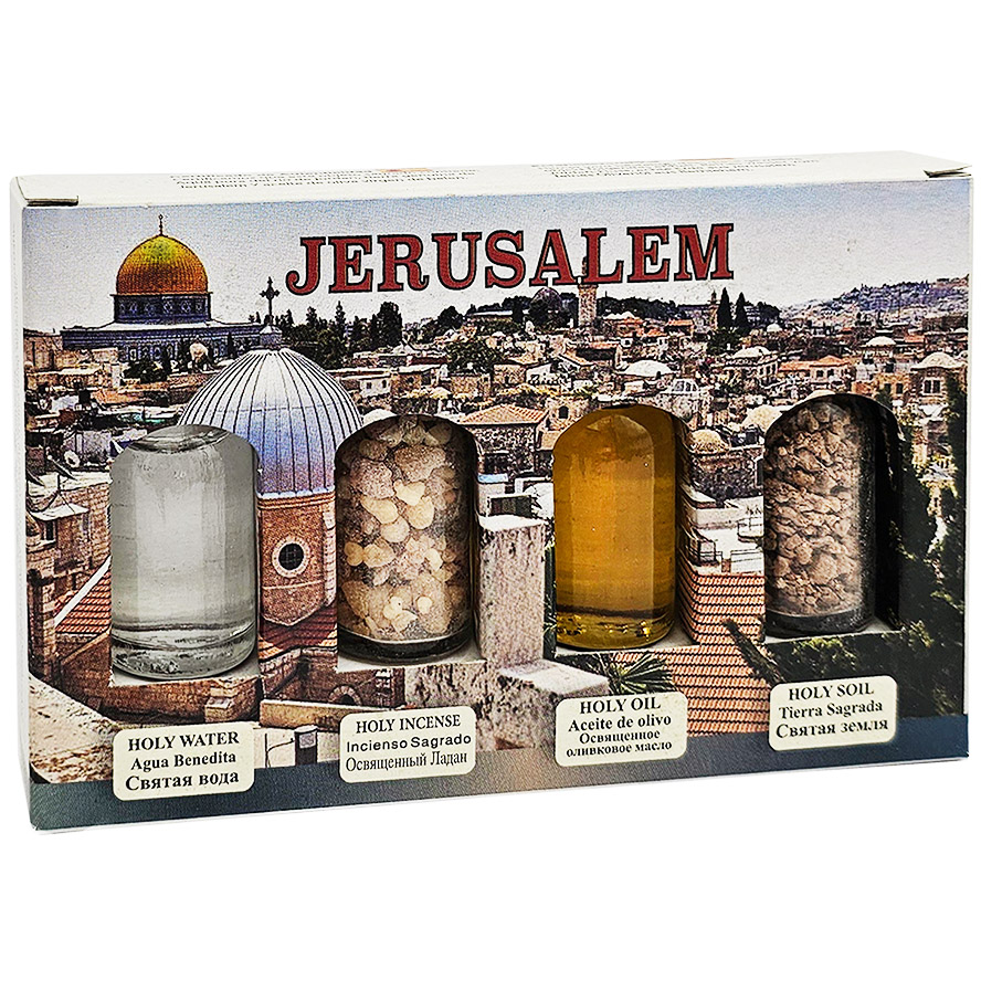 Jerusalem 4 Elements in Bottles - Authentic Gift Set