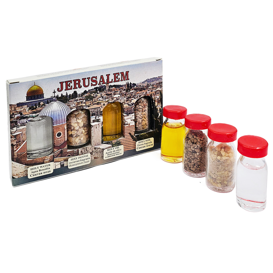 Jerusalem 4 Elements in Bottles - Authentic Gift Set