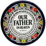 The Lord's Prayer Ceramic dish
