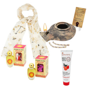 The Bride Made Ready - Feast of Tabernacles Gift Box - Clay Lamp, Scarf, Hand Cream and Anointing Oil